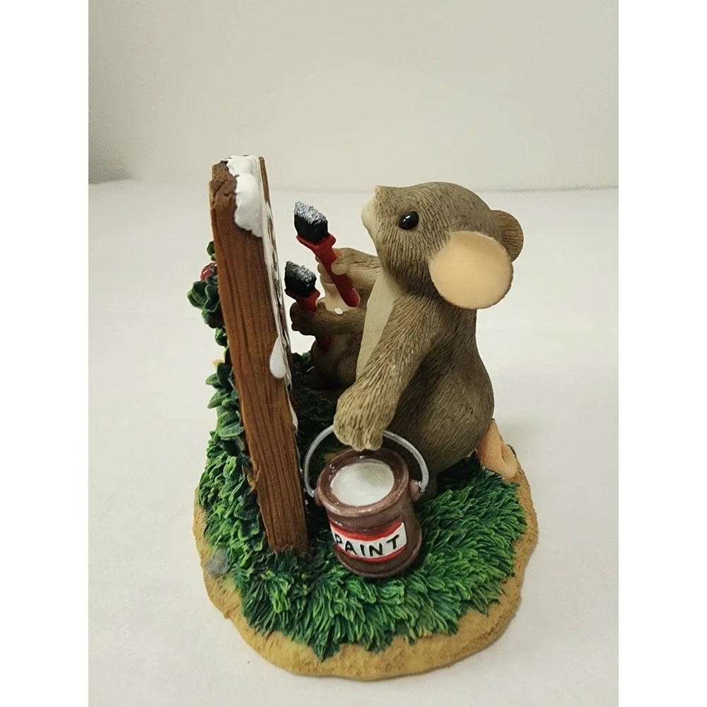 Vintage Charming Tails Daddy's Little Helper 89/376 Mouse Figurine Fitz & Floyd